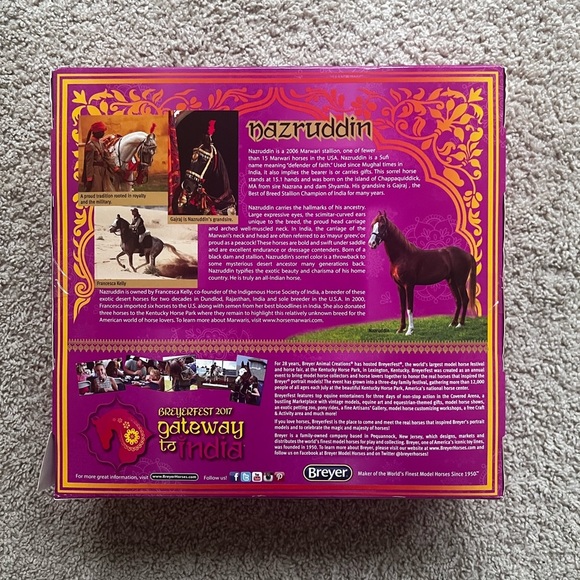 Breyer Fest 2017 Celebration Horse Figurine - Nazruddin - Picture 3 of 5